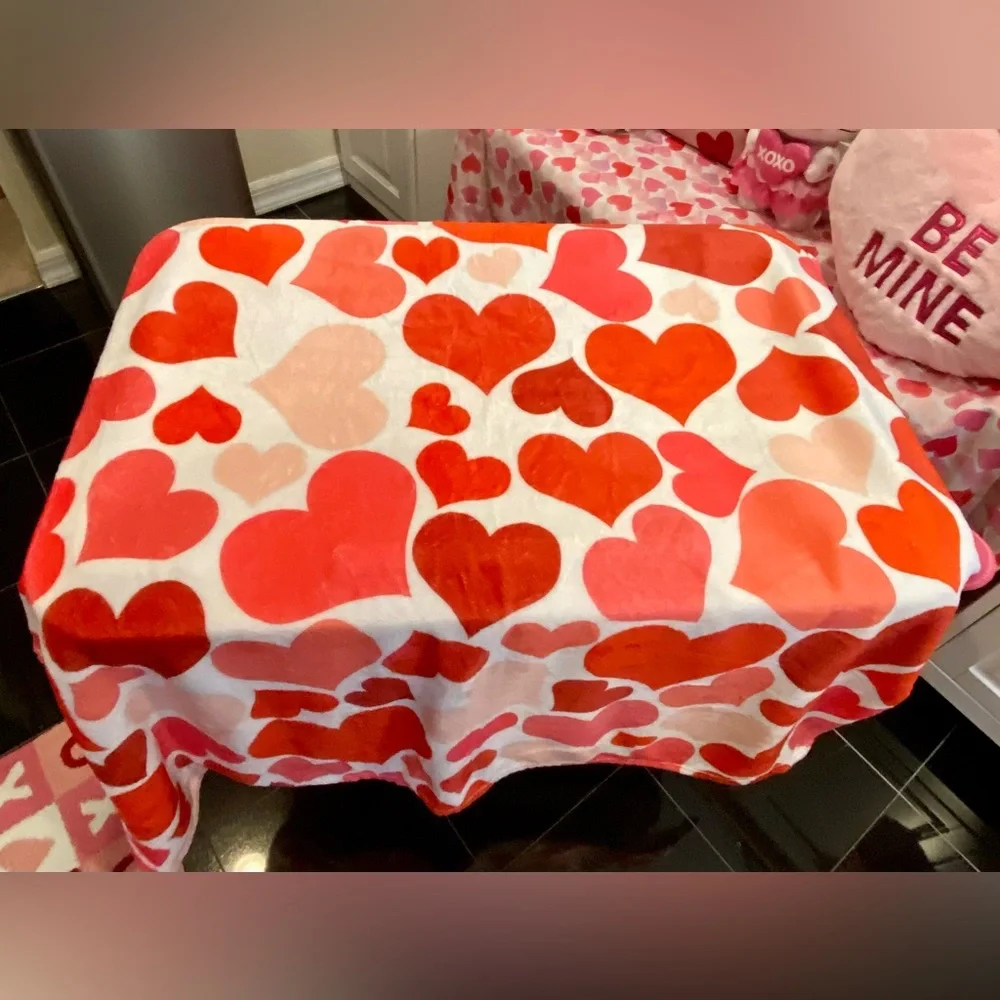 Valentines Day Blanket throw